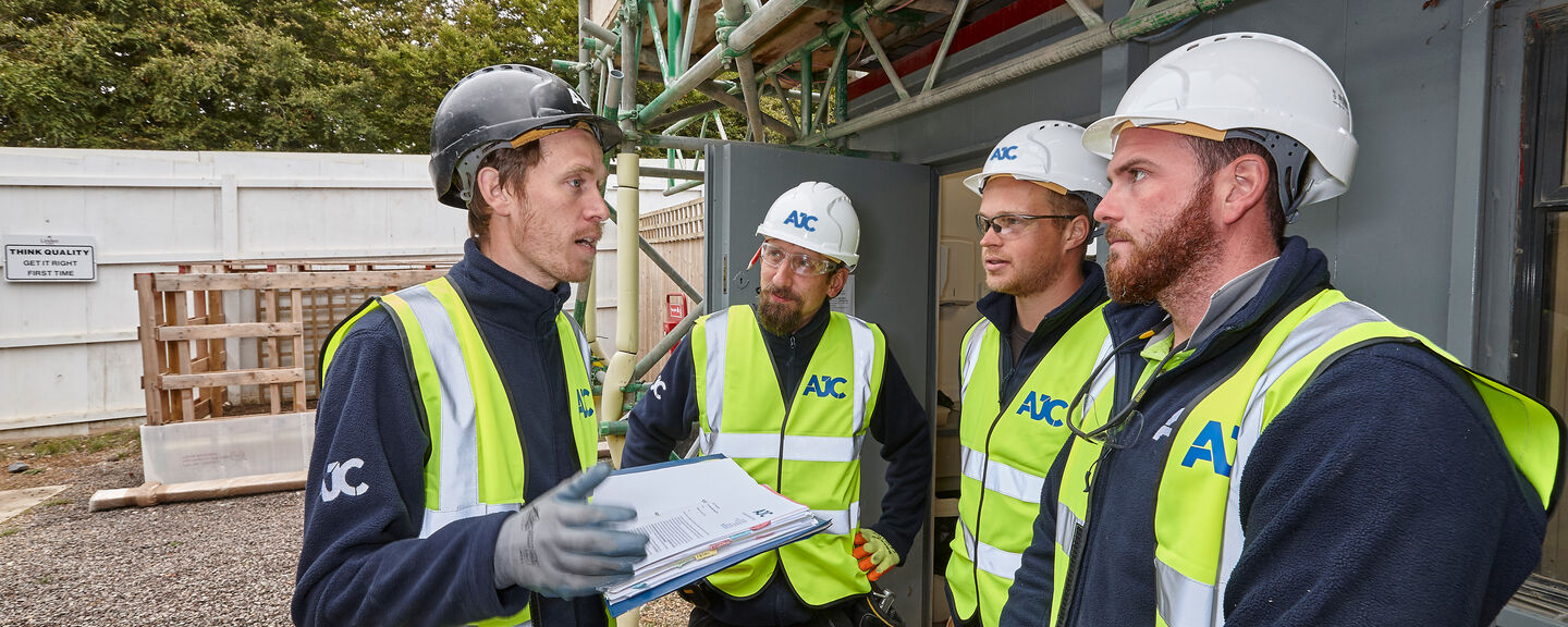 The health and safety team at AJC Carpentry