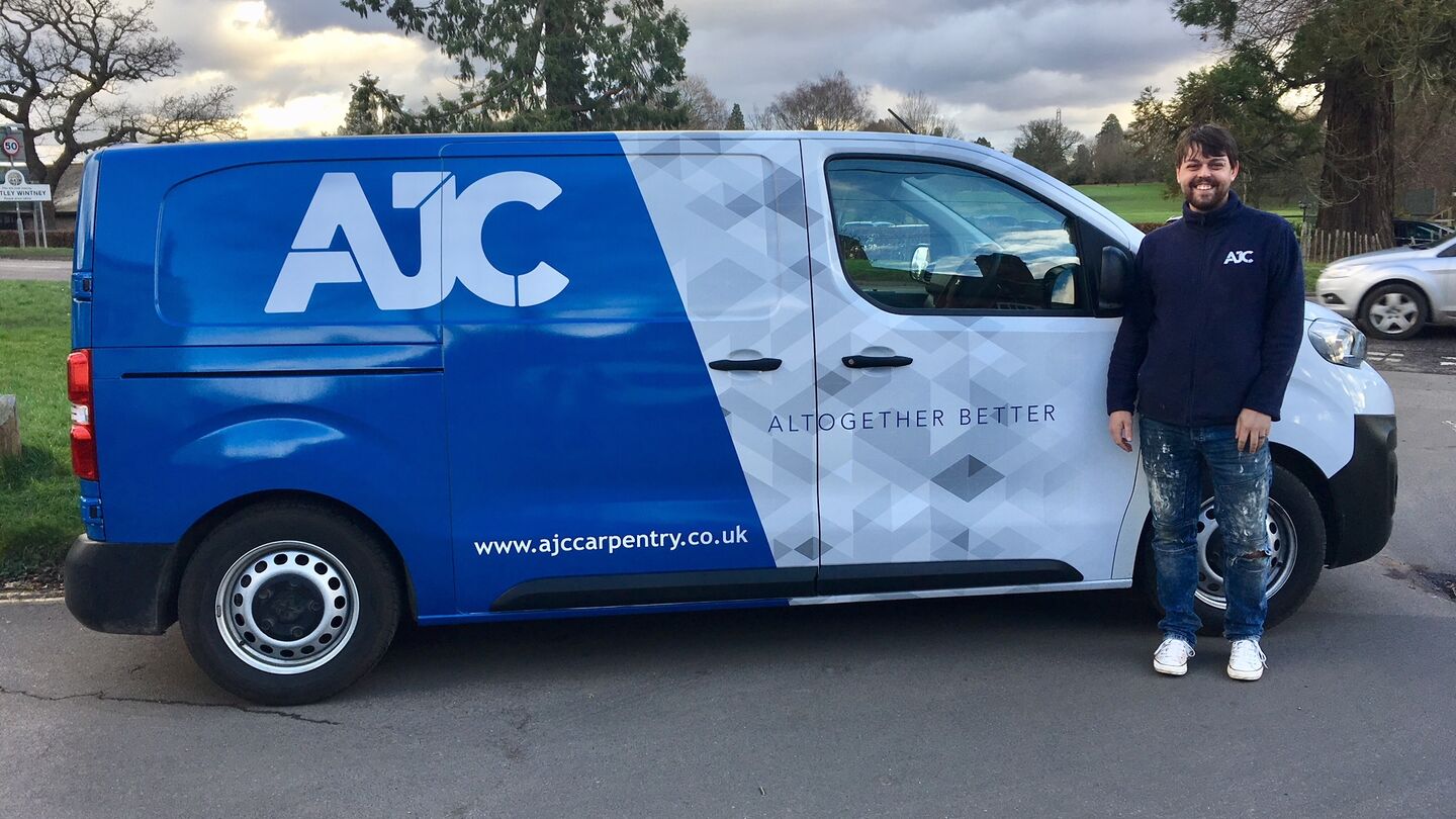 Pauls New Wrapped Van | AJC Carpentry